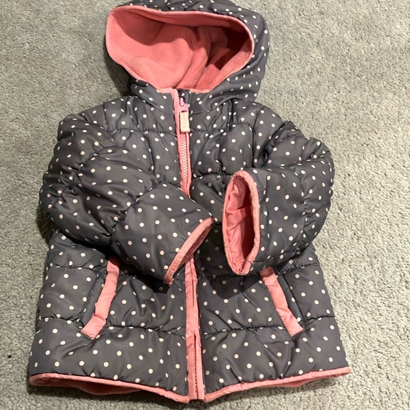 Carter's Other - Carter’s Polka Dot Toddler Coat